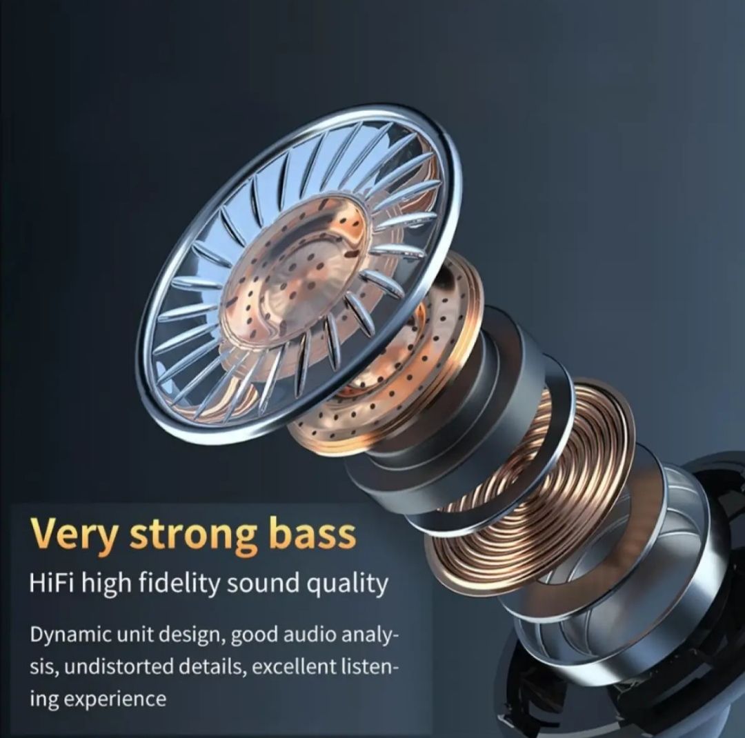 Picture of M10 TWS Ear buds with HiFi Sound Bluetooth v5.1-Black
