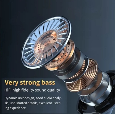 Picture of M10 TWS Ear buds with HiFi Sound Bluetooth v5.1-Black