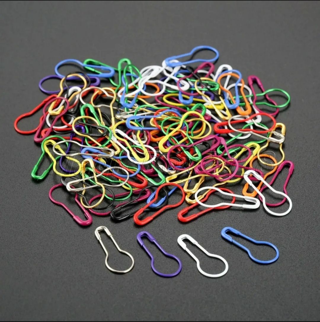 Picture of Hijab Safety Pin for Women  (100 pieces)-Multicolor