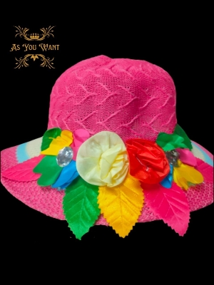 Picture of Photography hat for girls premium quality-Int:M-Multicolor