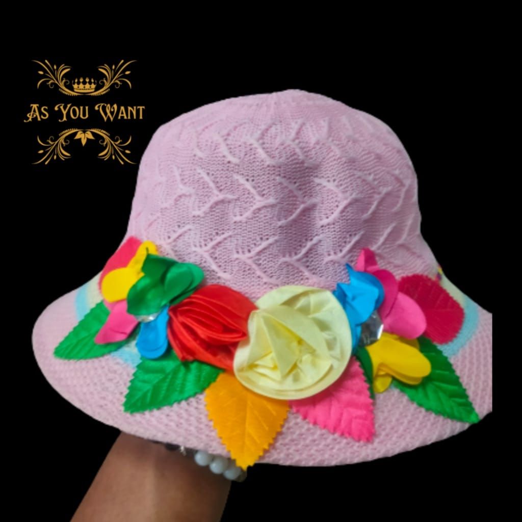 Picture of Photography hat for girls premium quality-Int:M-Multicolor