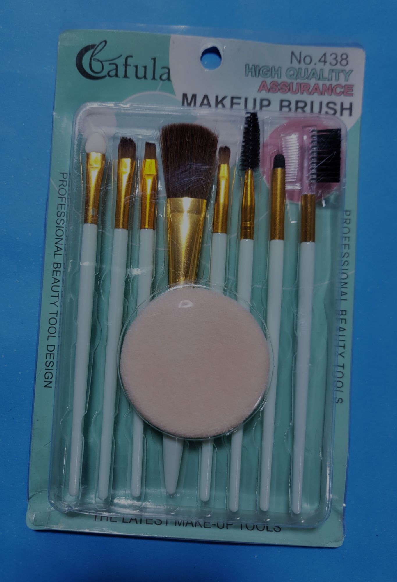 Picture of Makeup Brush Set / Kit Tools / Foundation Brush / Eye Shade Blush / Cosmetic ( 9 Piecs)-Multicolor