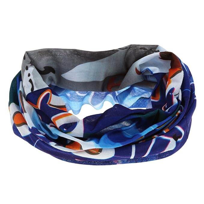 Picture of 9 In 1 Face Bandana For Bikers - Random - Stay Stylish And Protected On Your Bike Rides-Multicolor
