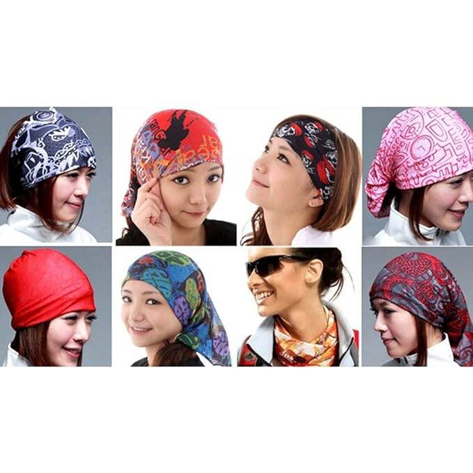 Picture of 9 In 1 Face Bandana For Bikers - Random - Stay Stylish And Protected On Your Bike Rides-Multicolor