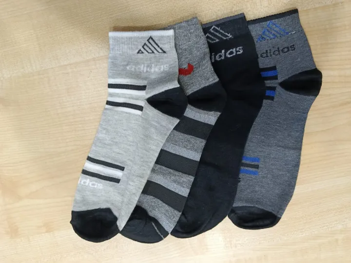 Picture of Cotton Short Socks For Men (4 Pairs) comfortable-Multicolor