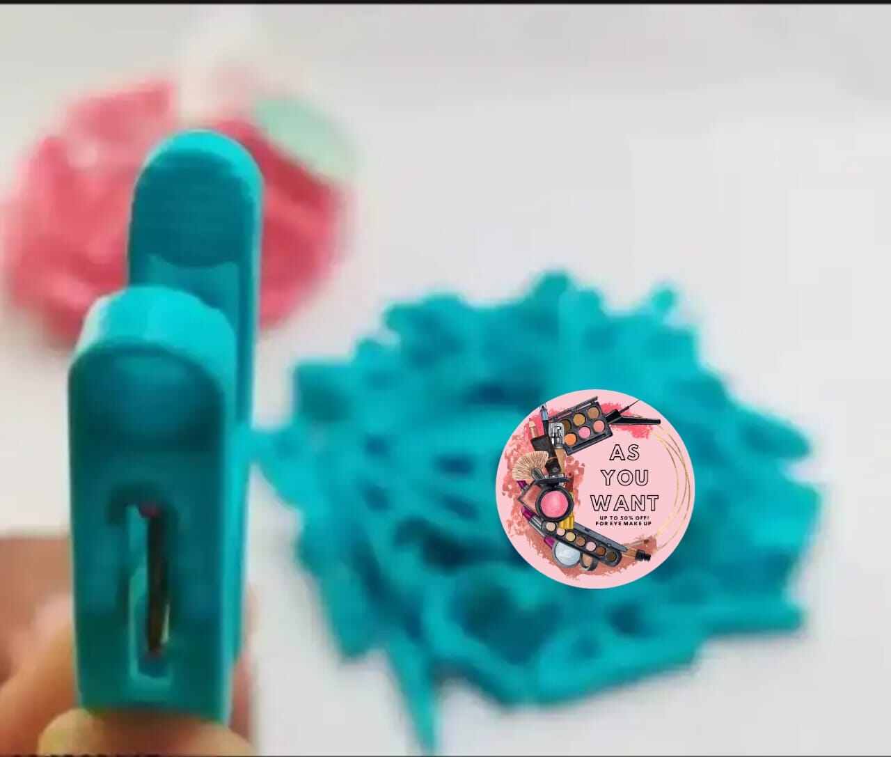 Picture of 50 Pcs Best Quality Colorful Plastic Cloth Clip - Multicolors - Cloth Hanger - Achieve Biodegradable Brilliance With Colorful - Eco-Friendly-50 pcs