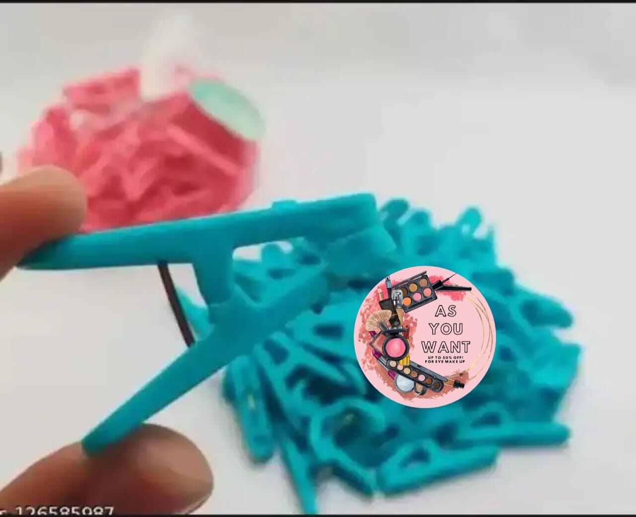 Picture of 50 Pcs Best Quality Colorful Plastic Cloth Clip - Multicolors - Cloth Hanger - Achieve Biodegradable Brilliance With Colorful - Eco-Friendly-50 pcs
