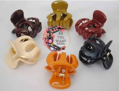 Picture of Hair clip Thai Kakra for women 4 pcs High Quality-Multicolor