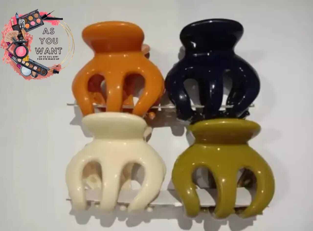 Picture of Hair clip Thai Kakra for women 4 pcs High Quality-Multicolor