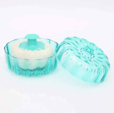 Picture of Powder Puff Sponge Box Case Container-Multi Color-Multicolor