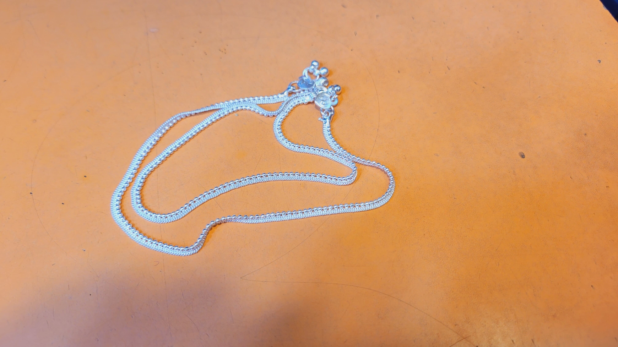 Picture of Payel Nupur Exclusive Charming Looking Stylish New Anklet ( Payel ) nupur For girl and Women - 1 pair-Silver