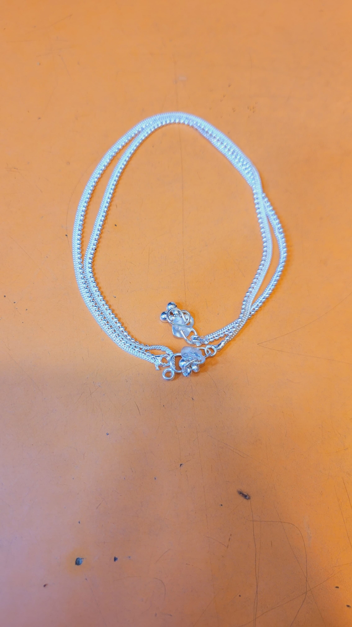 Picture of Payel Nupur Exclusive Charming Looking Stylish New Anklet ( Payel ) nupur For girl and Women - 1 pair-Silver