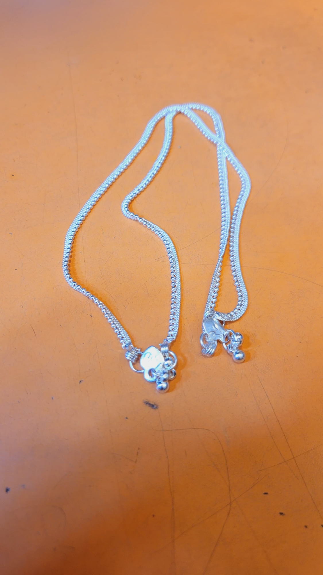 Picture of Payel Nupur Exclusive Charming Looking Stylish New Anklet ( Payel ) nupur For girl and Women - 1 pair-Silver