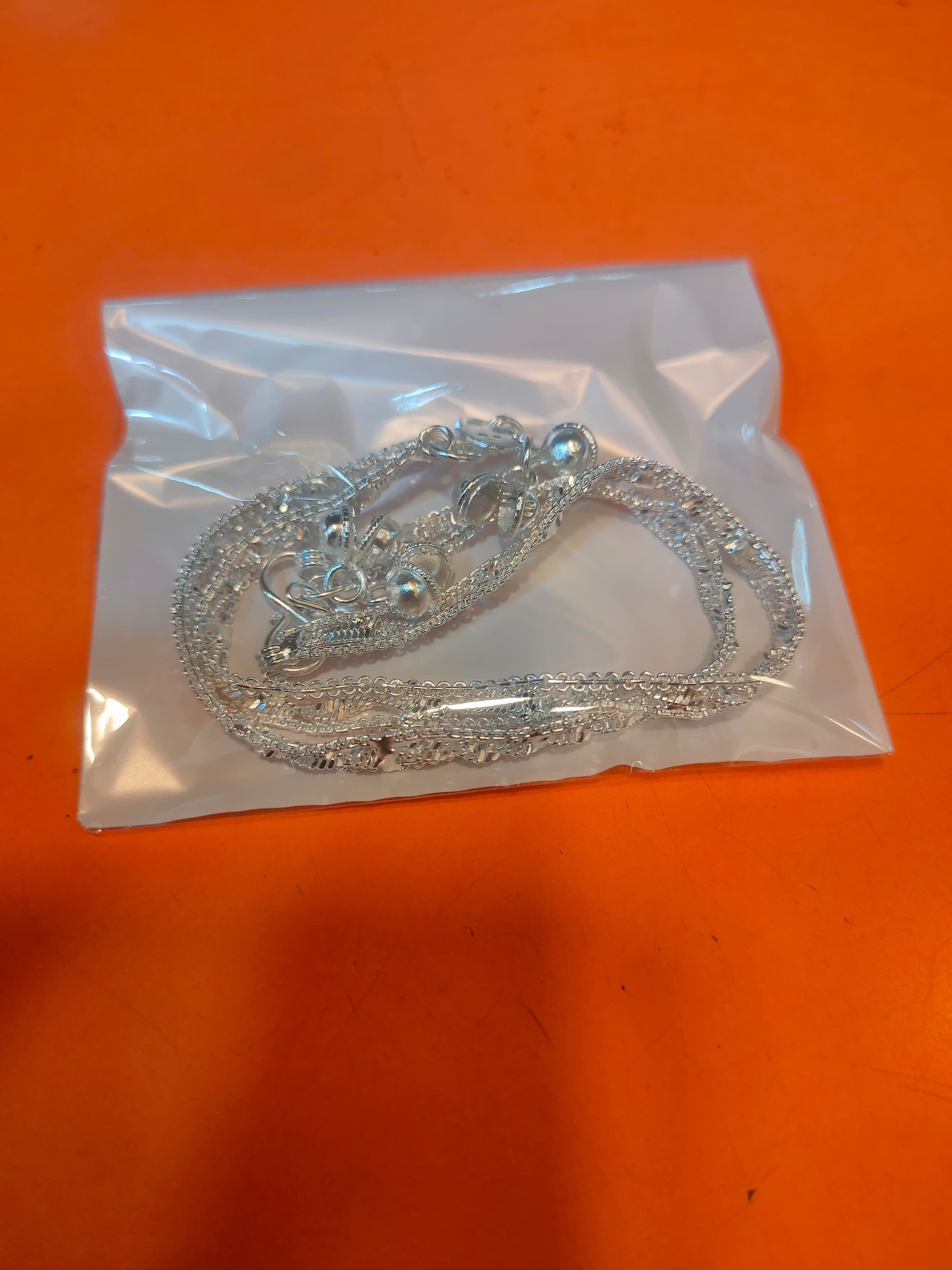 Picture of Baby nupur 2 pieces Exclusive Charming Looking Stylish New Anklet ( Payel ) nupur For Baby and women-Silver