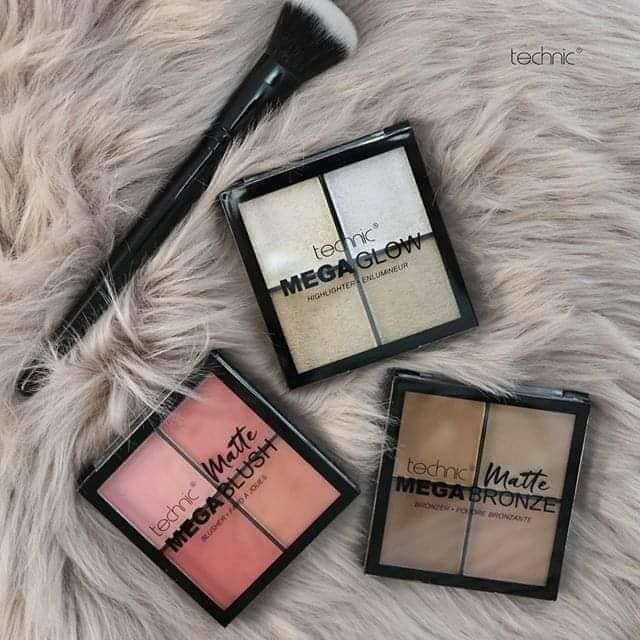 Picture of Technic Mega Glow Highlighter Palette - 4 Color (10g)  1 pis
