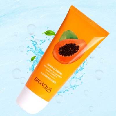 Picture of BIOAQUA Papaya Face Wash Moisturizing Shrink Pore Face Wash Foam Facial Cleanser -100g