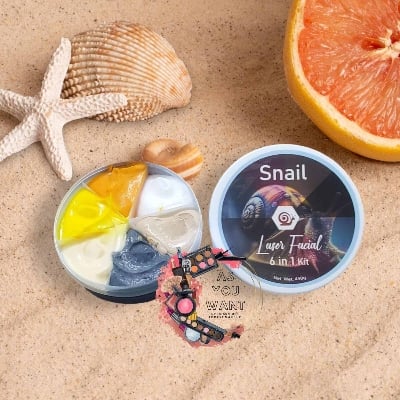 Picture of Snail laser facial 6 in 1 kit Deep Moisturizing and Young Skin-Multicolor