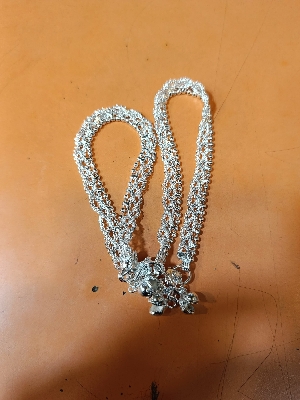 Picture of Baby Nupur Anklet (Payel) - 2pc Stylish Design for Infants-Silver nupur