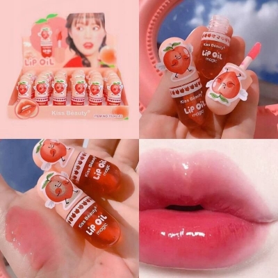 Picture of Kiss Beauty Magic Lip Oil strawberry || Lip Care Lip Oil 1pcs 3ml