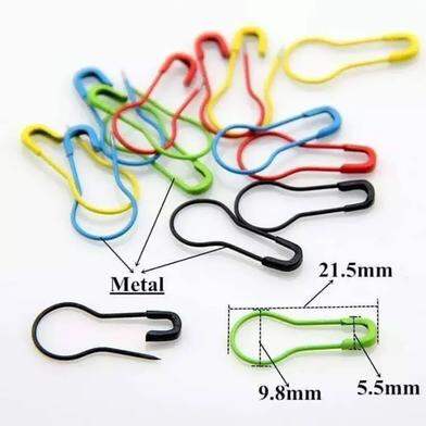 Picture of Hijab Pin For Women 500-pcs Multicolor Small Size Metal Coilless Hijab Safety Pins-Multicolor
