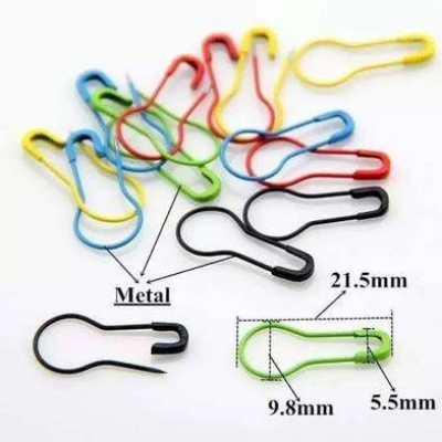 Picture of Hijab Pin For Women 500-pcs Multicolor Small Size Metal Coilless Hijab Safety Pins-Multicolor