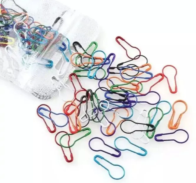 Picture of Multicolour Metal Coil Less Safety Pin For Women & Girls (100 Pcs)-Multicolor 100ps