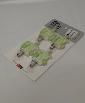 Picture of Apple Shape Wall Hooks Hanger With Adhesive Multicolor 4 PCS Set-random 4pcs