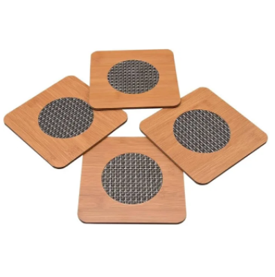 Picture of Dinning Table Mat/Wooden Nonslip Heat Pad For Kitchen-Multicolor