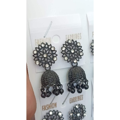 Picture of Drop Earrings  For Girl's 1 pair - Black
