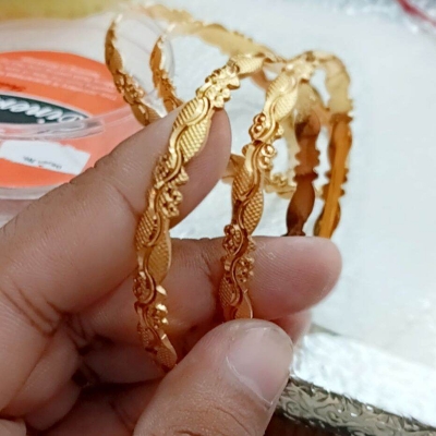 Picture of City Gold/Gold Plated Bangles For Women - 8pieces - Gold