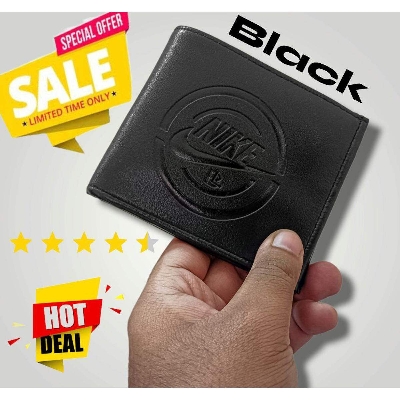 Picture of Artificial Lether Wallet for Men Brown / Black / Coffee Color moneybag - Black