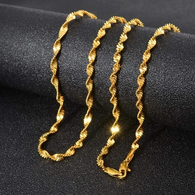 Picture of Juelary Unisex Chain Fashion Jewelry Accessory for Men And Women - Gold