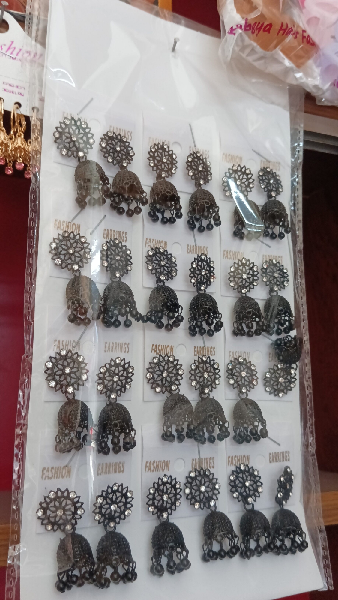 Picture of Drop Earrings  For Girl's 1 pair - Black