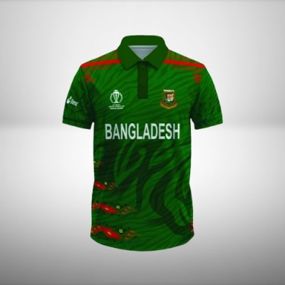 Picture of Premium Quality Bangladesh Jersey For ICC men's World Cup 2023 - Green
