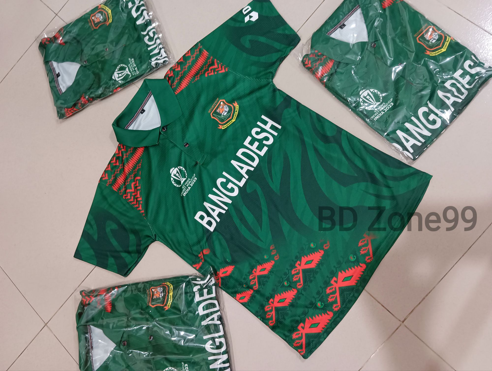 Picture of Premium Quality Bangladesh Jersey For ICC men's World Cup 2023 - Green