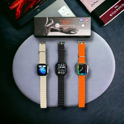 Picture of T900 Ultra Smart Watch For Men And Women's New Fashionable Watch Smart Looks Smart Watch 2.09 inchi big display big battery smart phone connectivity - Orange