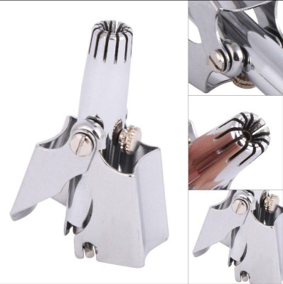 Picture of Stainless Steel Manual Nose Trimmer, Mechanical Nose Hair Trimmer, Shaving And Unwanted Hair Removal Tool  