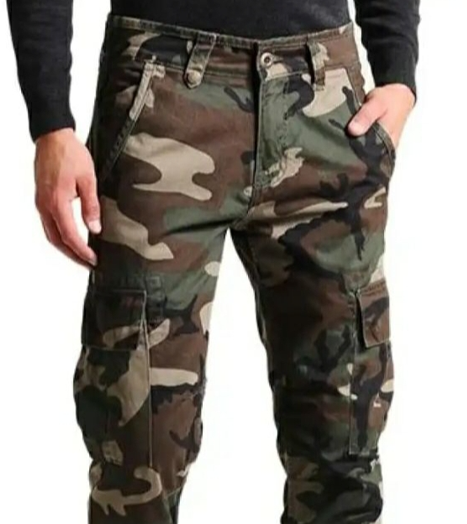 Picture of Army Cargo Pant For Men's High Quality Gurbadine Pant - Green