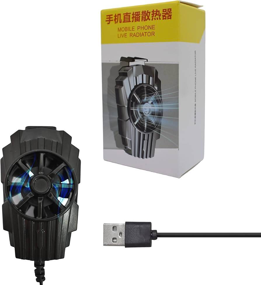 Picture of Mini Mobile Cooling Fan High Quality Plastic Body USB Port Supported