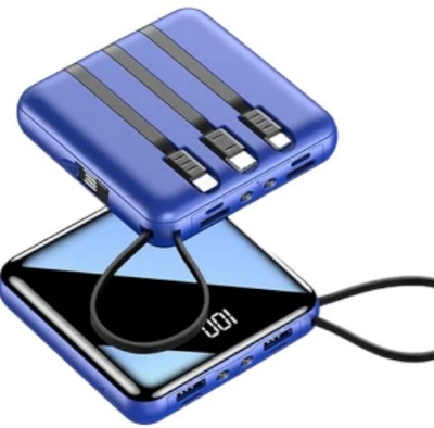 Picture of SMART Power Bank For All Smartphones Android & IOS Type B Type C & Lightning - Blue