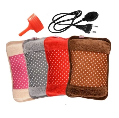 Picture of Electric Hot Water Bag For Pain Killer Body Relaxing Hot Water Bag- 1 pis - Multicolor