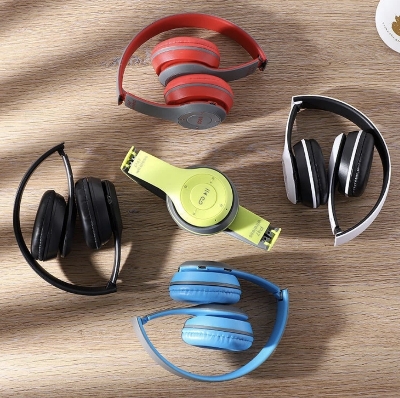 Picture of P47 Wireless Headphones Best Qualitifull Orginal Headphones Multi Colours- 1 pis - Multicolor