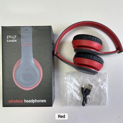 Picture of P47 Wireless Headphones Best Qualitifull Orginal Headphones Multi Colours- 1 pis - Multicolor