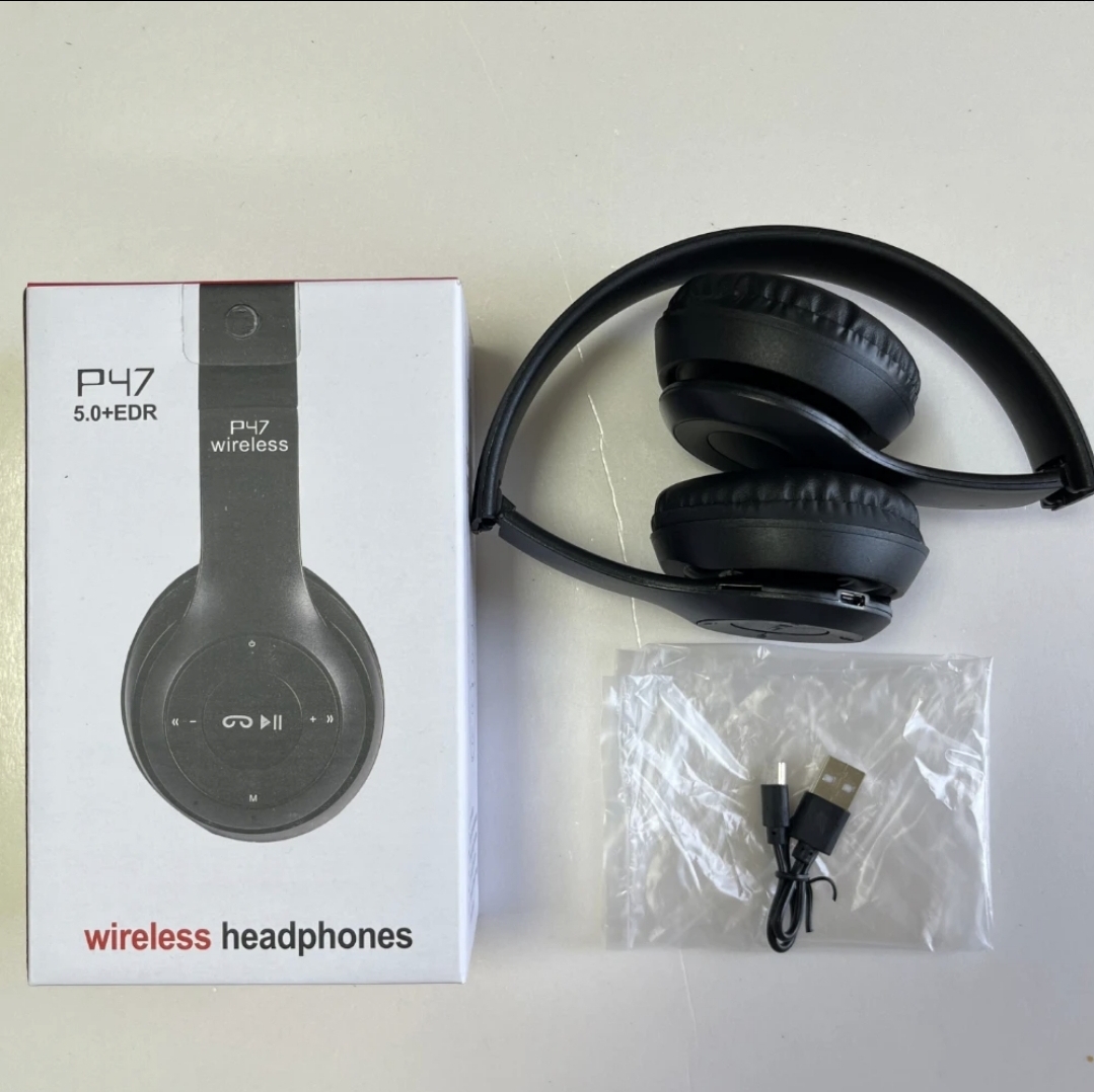 Picture of P47 Wireless Headphones Best Qualitifull Orginal Headphones Multi Colours- 1 pis - Multicolor
