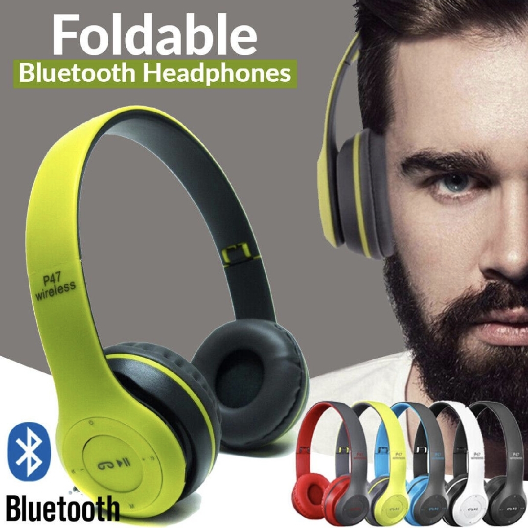 Picture of P47 Wireless Headphones Best Qualitifull Orginal Headphones Multi Colours- 1 pis - Multicolor