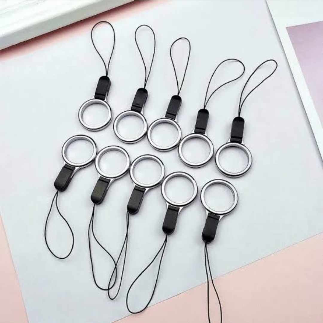 Picture of Phone Ring Strap Black 1 Pcs Compact and Lightweight Design Reliable Everyday Phone Protection - Multicolor