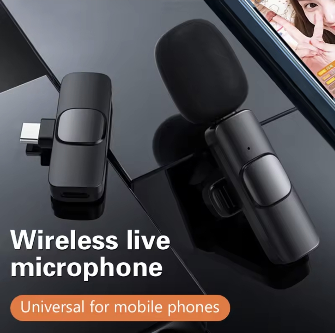 Picture of K8 Official Microphone High Quality Material Wireless Microphone For Smartphone Type C For Vlog Video Creators
