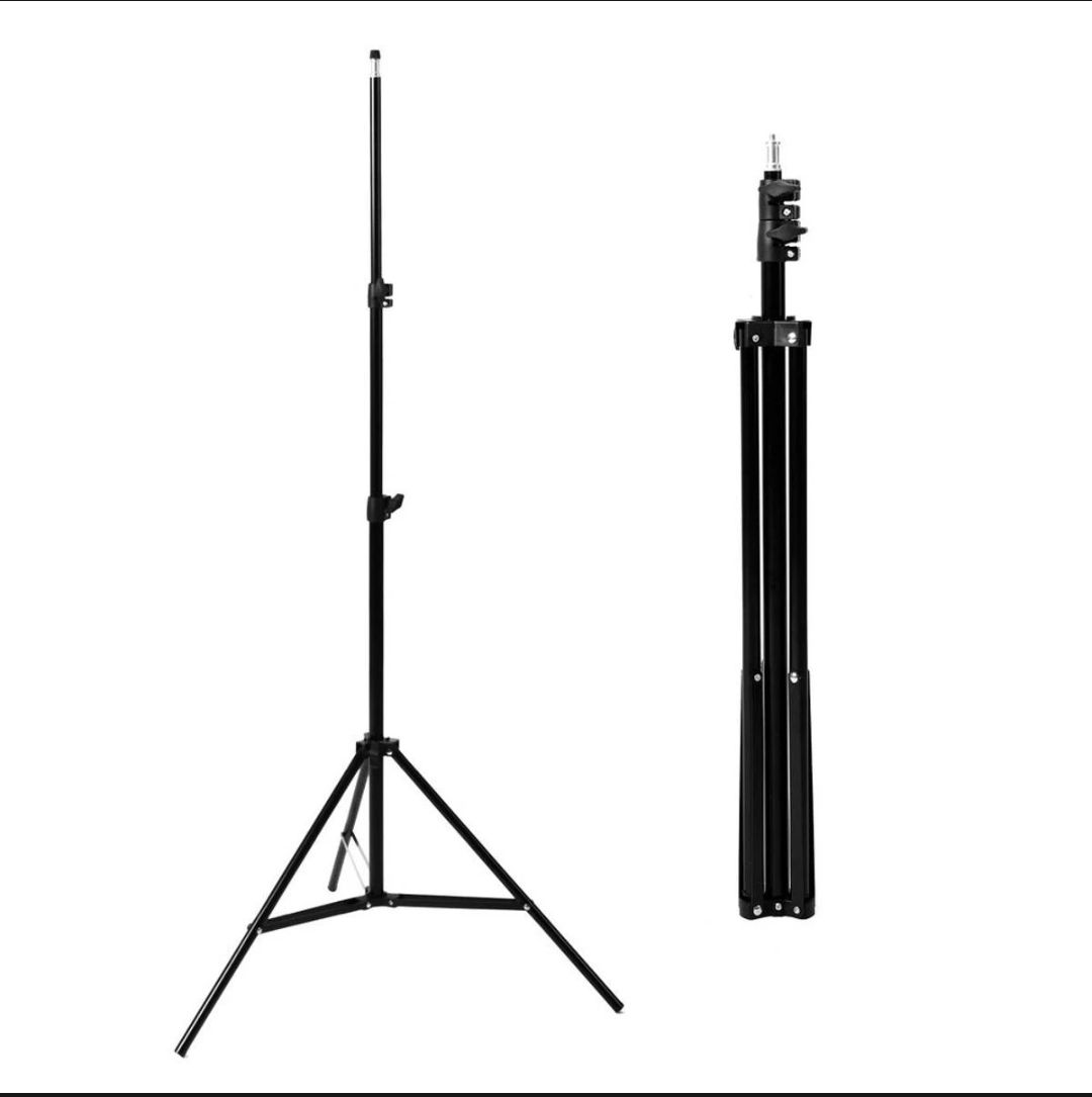 Picture of 7' Feet Long Ring Light Stand Aluminium Body - Wither Black