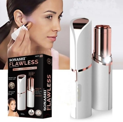 Picture of Rechargable Lesar Facial Hair Removal Appliances Machine For Women Or Girls Smooth Skin Painless Hair Eraser - White