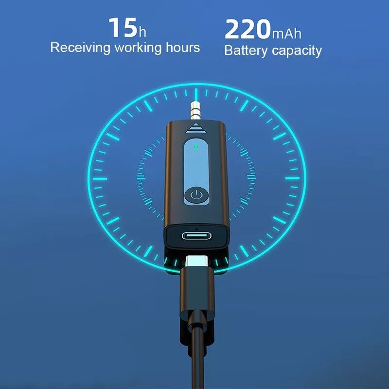 Picture of K35 DUAL WIRELESS DYNAMIC MICROPHONE WITH NOISE CANCELLING For Smartphone DSLR And All Others Audio 3.5mm Jack Support (3.5 mm)